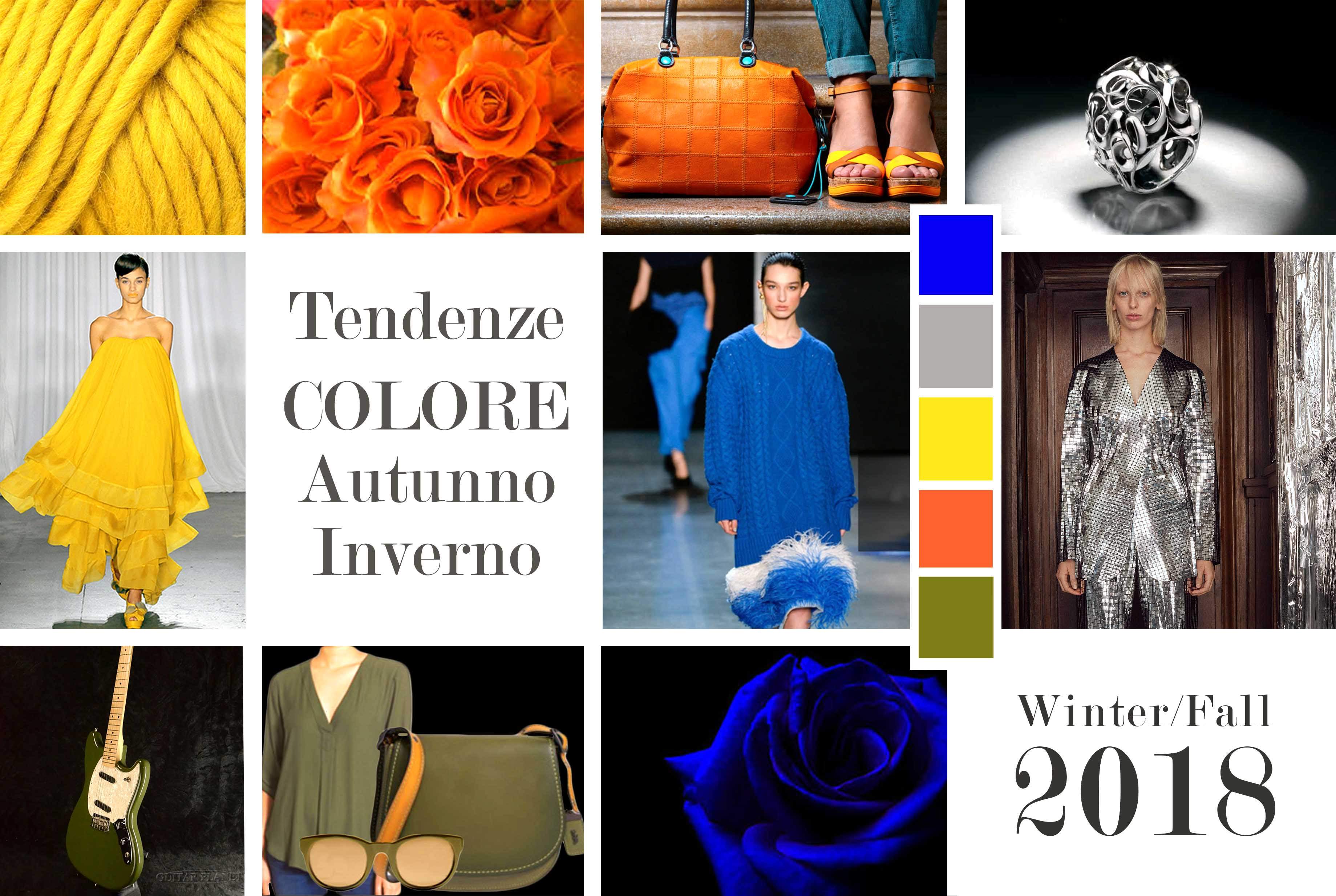 Tendenze colori autunno inverno 2018